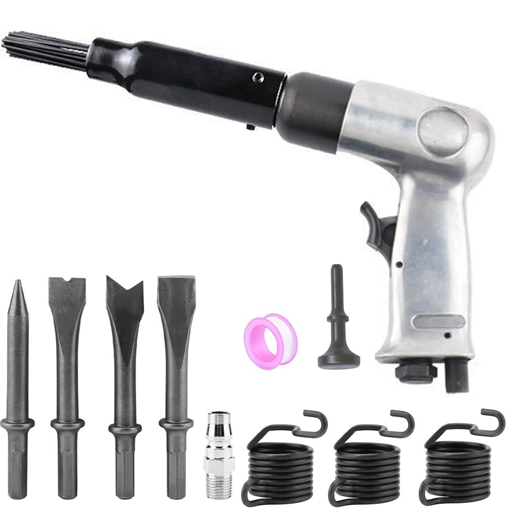 Nadelentroster,Druckluft Nadelentroster,Druckluft Entroster,11pcs Rostentferner Ersatzkopf 4500U/min