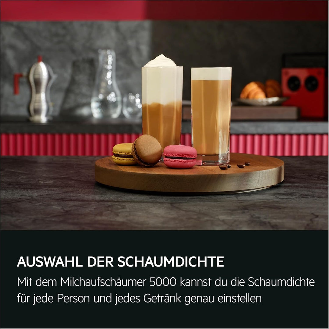 AEG Milchaufschäumer MF5-1-6ST 5000 – Edelstahl, doppelte Funktion, für Latte Macchiato, Cappuccino,