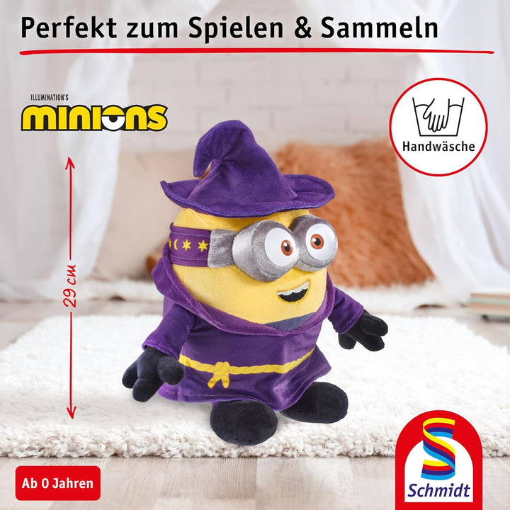Schmidt Spiele 42877 Minions, Wizard, 29 cm Plüschfigur, Wizard