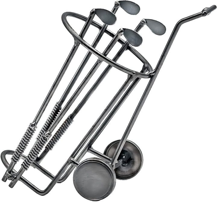 STEEMO Original Schraubenmännchen Weinflaschen-Halter Golftasche Golfbag - handgefertigter Weinhalte