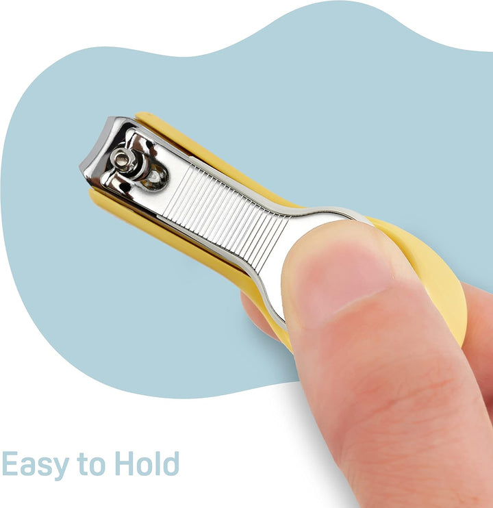 Pigeon Baby Nail Clipper with Splatter Proof Case for 9+ Months(Made in Japan)