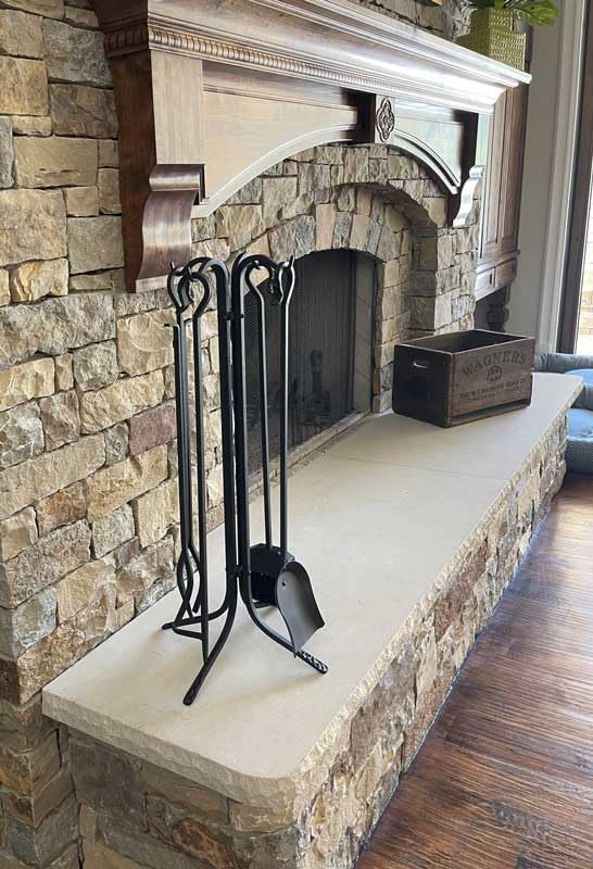 Pilgrim Home and Hearth 18002 Forged Iron Set Fireplace Tools by, 33" Tall, Matte Black