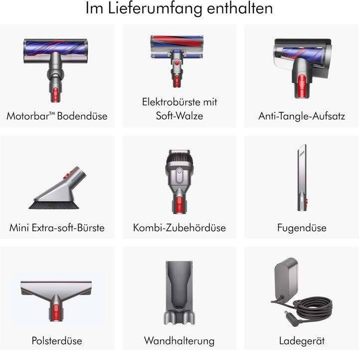 Dyson V8™ Absolute kabelloser Staubsauger (Silber/Gelb) V8 Absolute, V8 Absolute