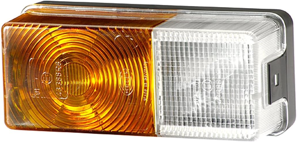 HELLA - Blinkleuchte - Halogen - 12V - Anbau/geschraubt - Stecker: Flachstecker - links/rechts - Men