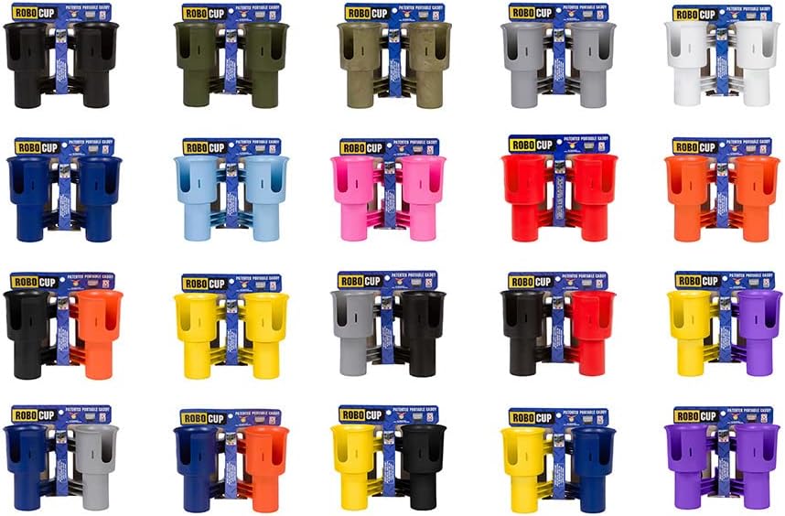 RoboCup Bester Getränkehalter für Getränke, Angeln, Strandkorb, Mikrofonständer Schwarz, Schwarz