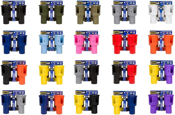 RoboCup Bester Getränkehalter für Getränke, Angeln, Strandkorb, Mikrofonständer Schwarz, Schwarz