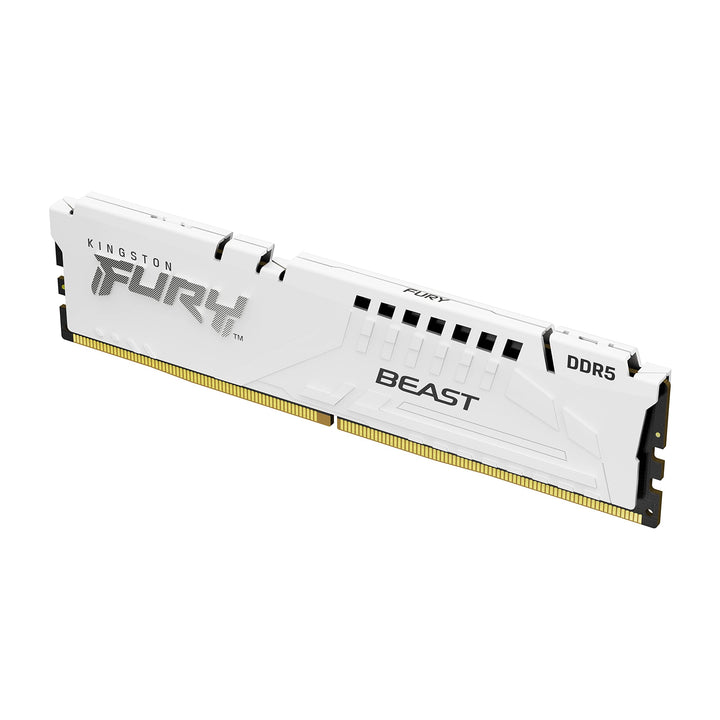 Kingston FURY Beast Weiss XMP 32GB 5200MT/s DDR5 CL40 DIMM Desktop Gaming Speicher Kit mit 2 - KF552