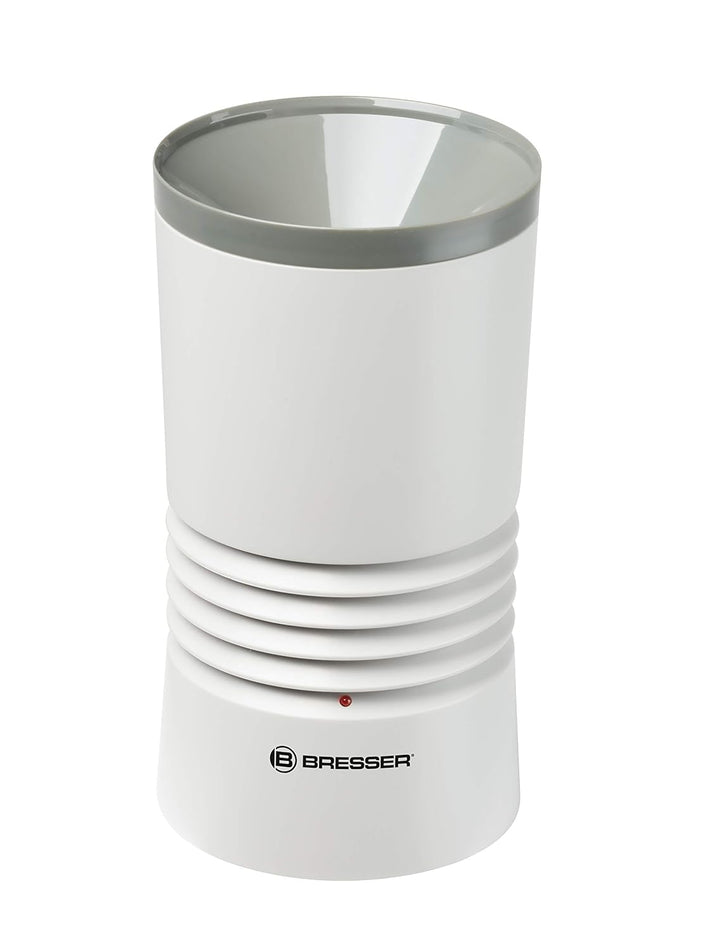 Bresser Wetterstation Funk mit Aussensensor WTW Profi Regenmesser in Holzoptik