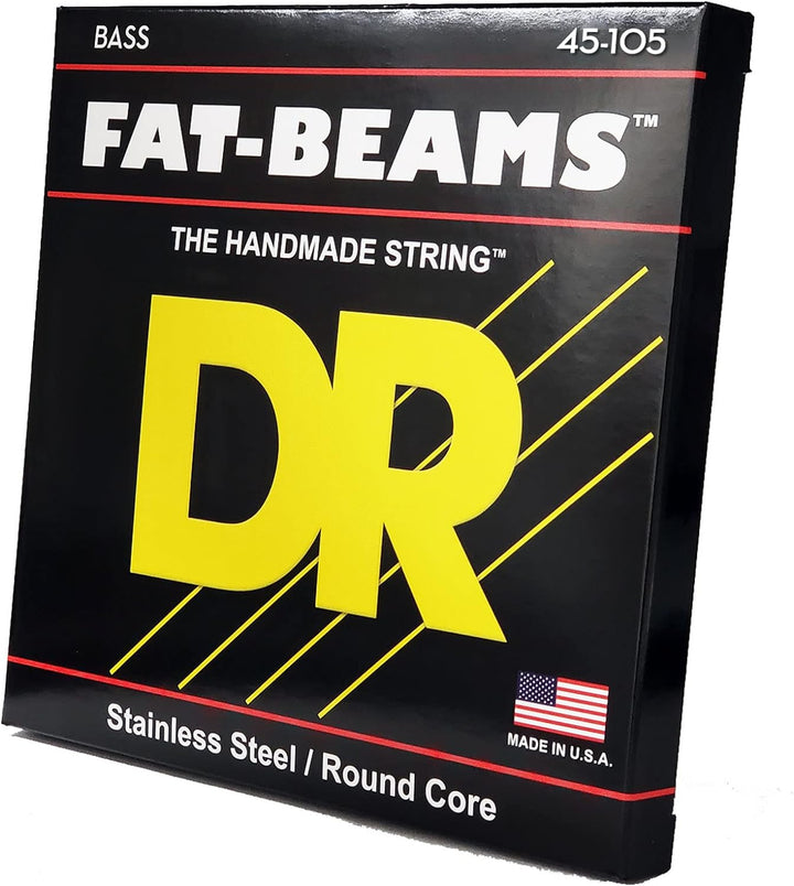 Dr FB-45 Strings fat-beams 45–105 Bass Gitarren Saiten Set Einzelbett FAT-BEAM™ - Basssaiten aus Ede