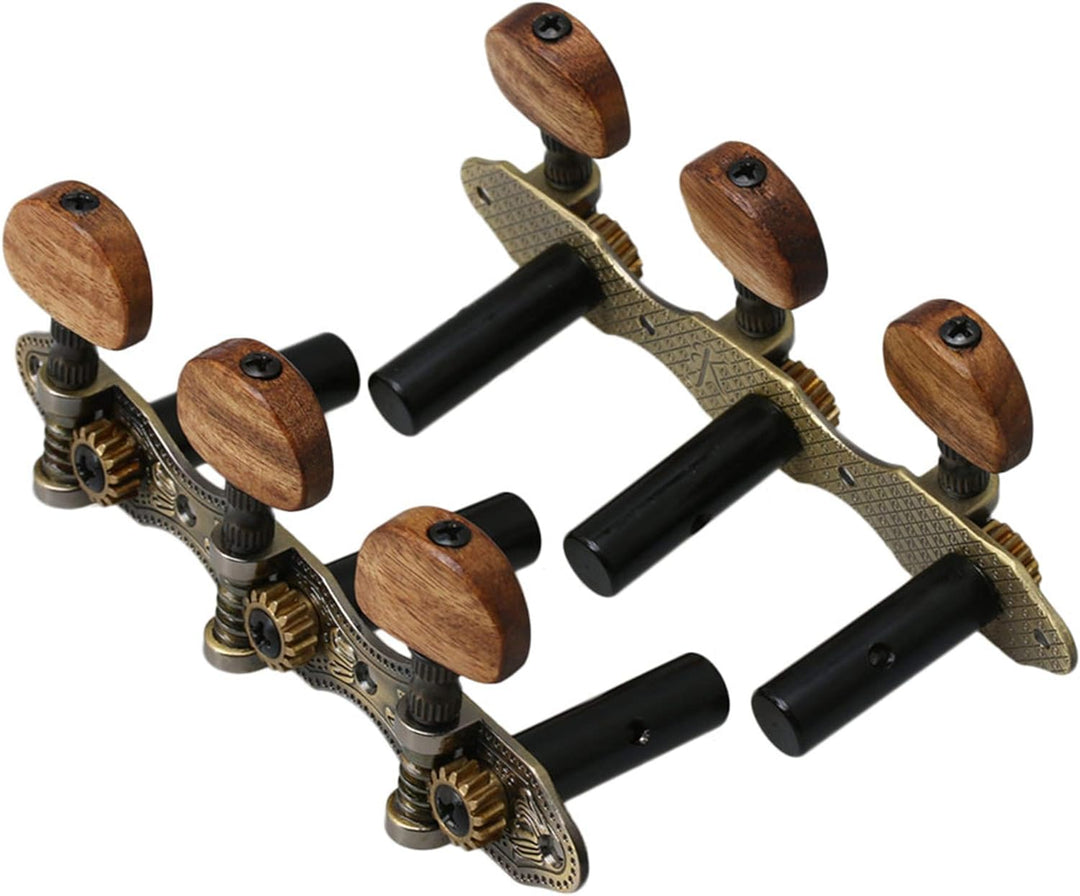 Mxfans 2 Stück Gitarren-Stimmwirbel für klassische Gitarre