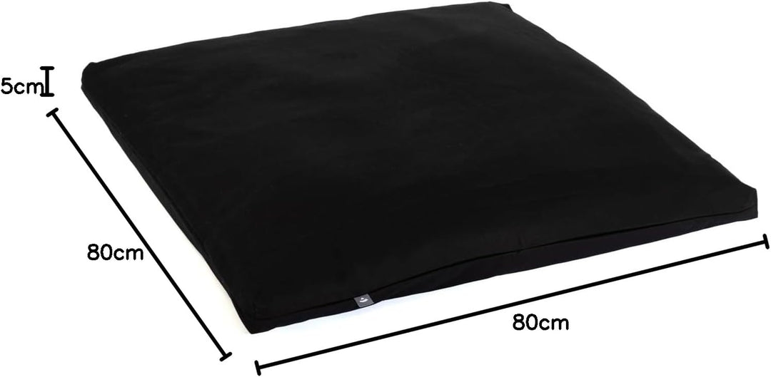 Bodhi Meditationsmatte ZABUTON | ECO Serie | Klassische Yoga Matte mit abnehmbarem Bezug aus 100% Bi