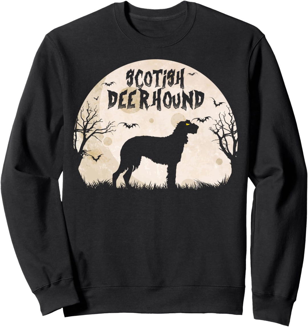 Halloween Horror Schottischer Deerhound Sweatshirt