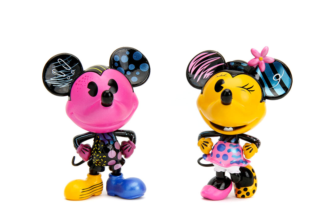 Jada Toys Mickey&Minnie Designer 4" Fig. Twin Pack
