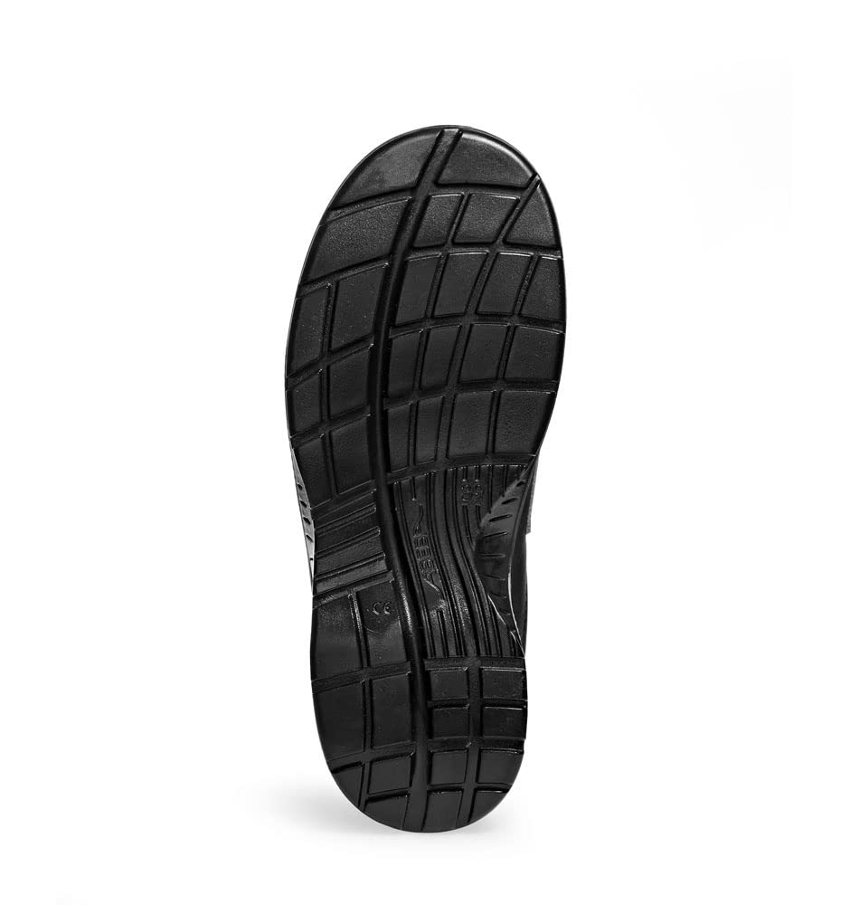 ABEBA 106446 7131035 SB ESD Sicherheitsclog, PU-Sohle, Schwarz, 38 Grösse 38 EU, 38 EU