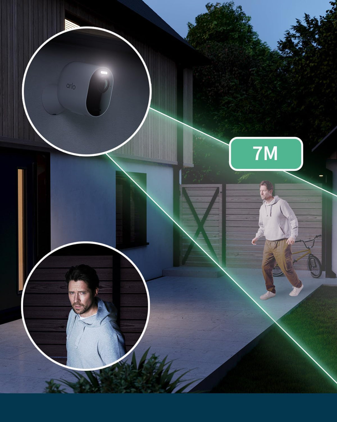 Arlo Ultra2 Überwachungskamera aussen und GRATIS Solarpanel, 3er Set - weiss, Testzeitraum für Arlo