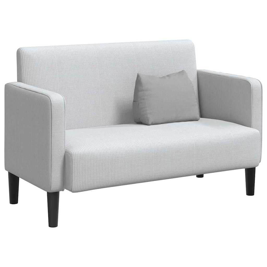 vidaXL Rückenkissen Wolkengrau 45 x 20 x 35 cm Stoff, Kissen für Wohnzimmer, moderner Bezug, abnehmb