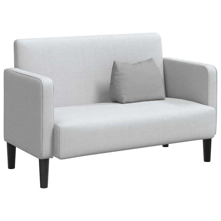 vidaXL Rückenkissen Wolkengrau 45 x 20 x 35 cm Stoff, Kissen für Wohnzimmer, moderner Bezug, abnehmb
