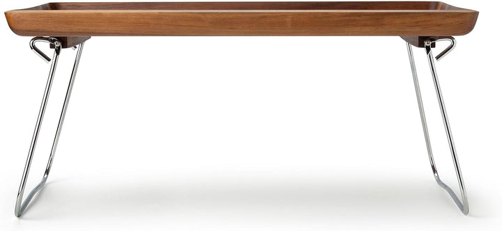 Continenta Bett-Tablett, Betttablett, Serviertablett, Frühstückstablett, Betttisch, Walnussholz, 53