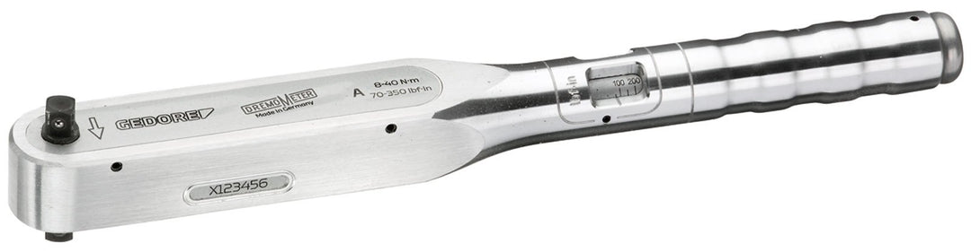 GEDORE Drehmomentschlüssel Dremometer AL 3/8 Zoll, 8-40 Nm, 1 Stück, 8565-01