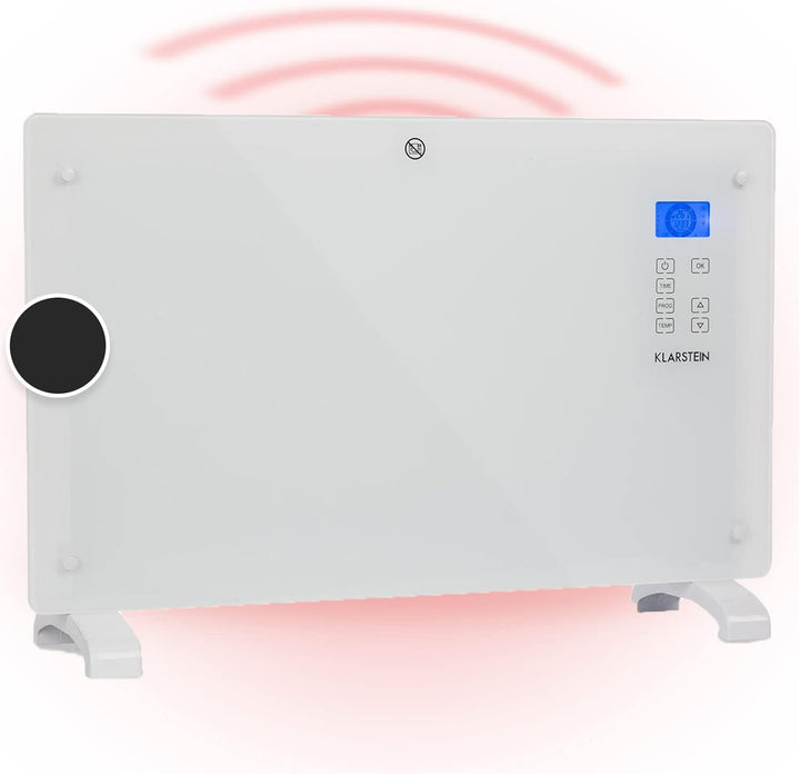 Klarstein Elektroheizung, Konvektor-Heizung mit, Mobile Elektroheizung Energiesparend, Leise Heizung