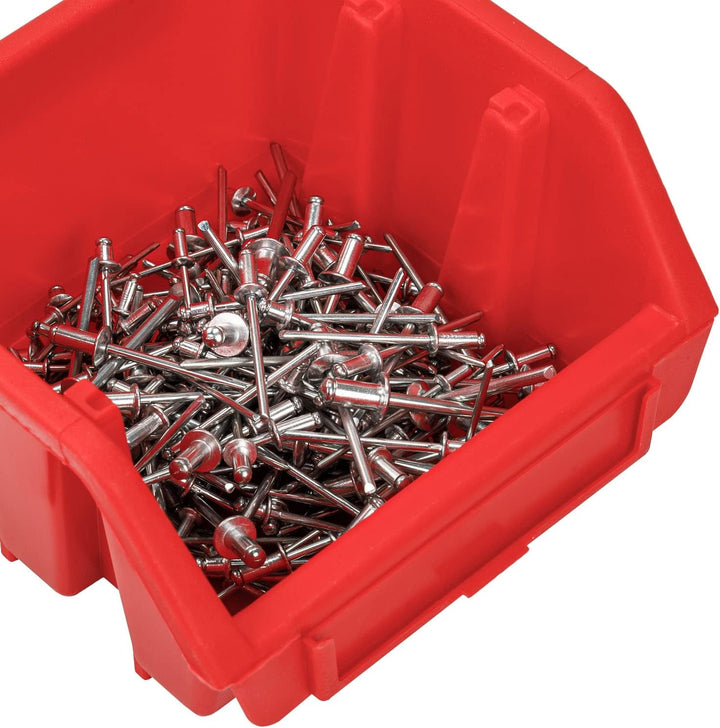 Stapelboxen Set – 10x Stapelbox für Werkzeugwand 115 x 75 x 118 mm – Sichtbox Stapelkasten Stapelbox