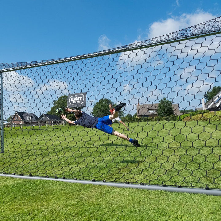 EXIT Toys Scala Aluminium Fussballtor - Fussballtor für Kinder - Leichtgewicht - Bärenstark - Hochwe