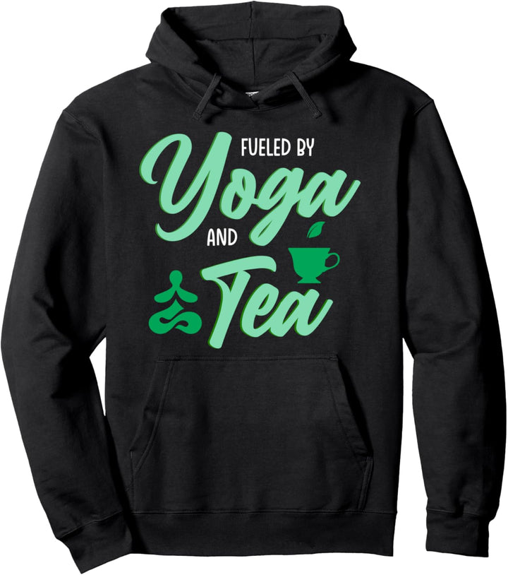 Angetrieben Von Yoga Und Tee Meditation Entspannung Zen Pullover Hoodie
