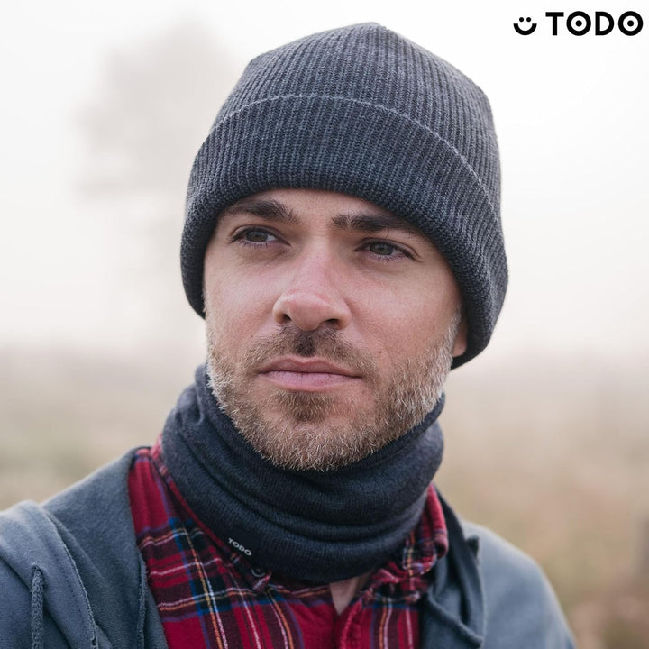 TODO Merino Mütze Herren Beanie Damen, Warm, Weich, Bequem. Wollmütze für kalte Tage, Alltag, Outdoo