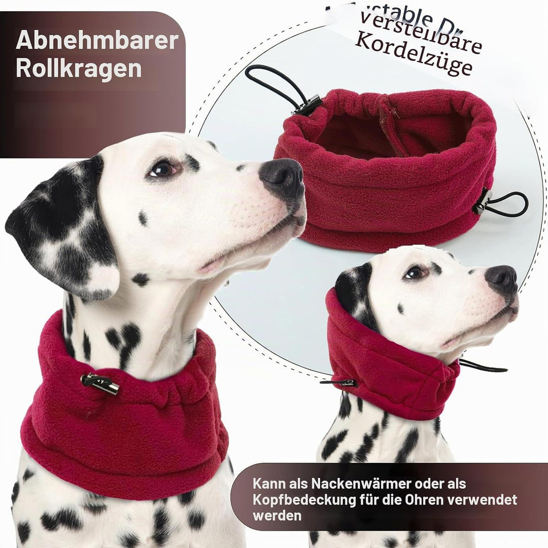 Hundemantel Winter, Hundejacken Polarfleece Winddichter Hundekleidung Hundepulli Sweatshirt Stretch