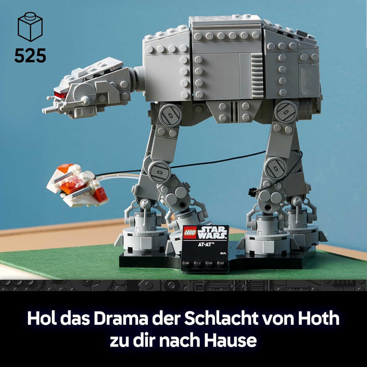 LEGO Star Wars 75440 at-at - Modellbau-Set für Erwachsene - Display Modell mit Snowspeeder, Ständer