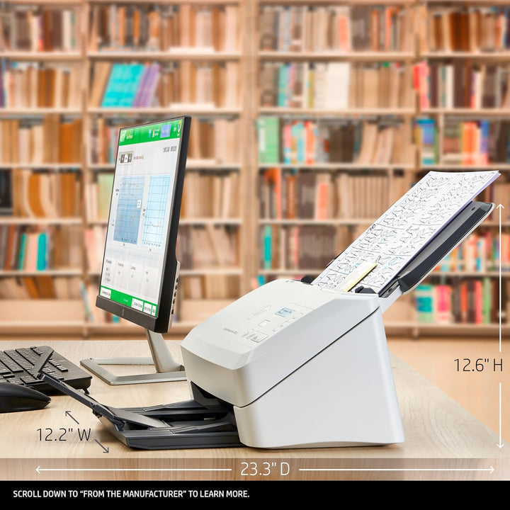 HP ScanJet Enterprise Flow 7000 s3, Scanner, Einzelblattzufuhr, 80-Blatt ADF, USB 2.0, USB 3.0, bis