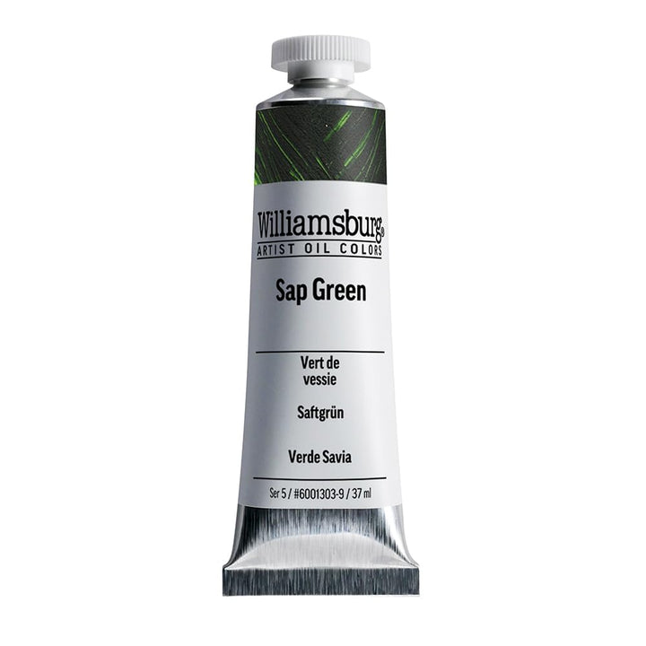 Williamsburg Oil 37ml SaftgrŸn 37 Ml Tube Sap Green, 37 Ml Tube Sap Green