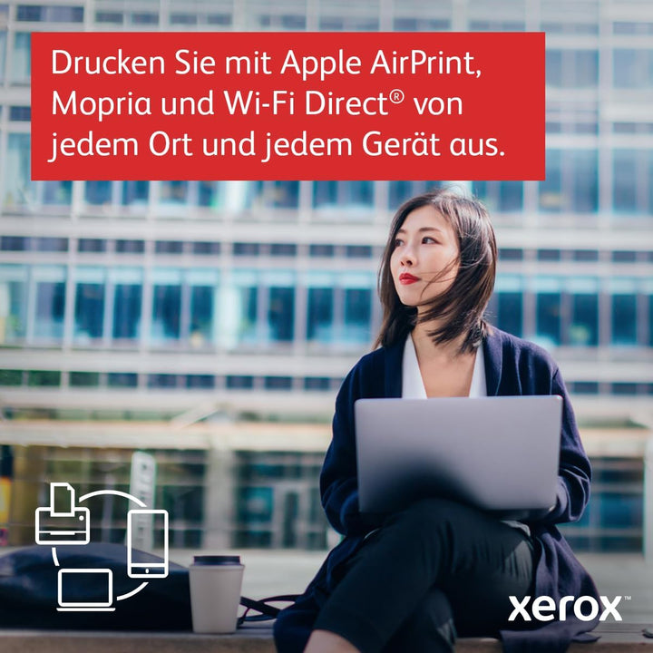 Xerox B315 Multifunktionsdrucker, grau/blau, USB, LAN, WLAN, Scan, Kopie, Fax