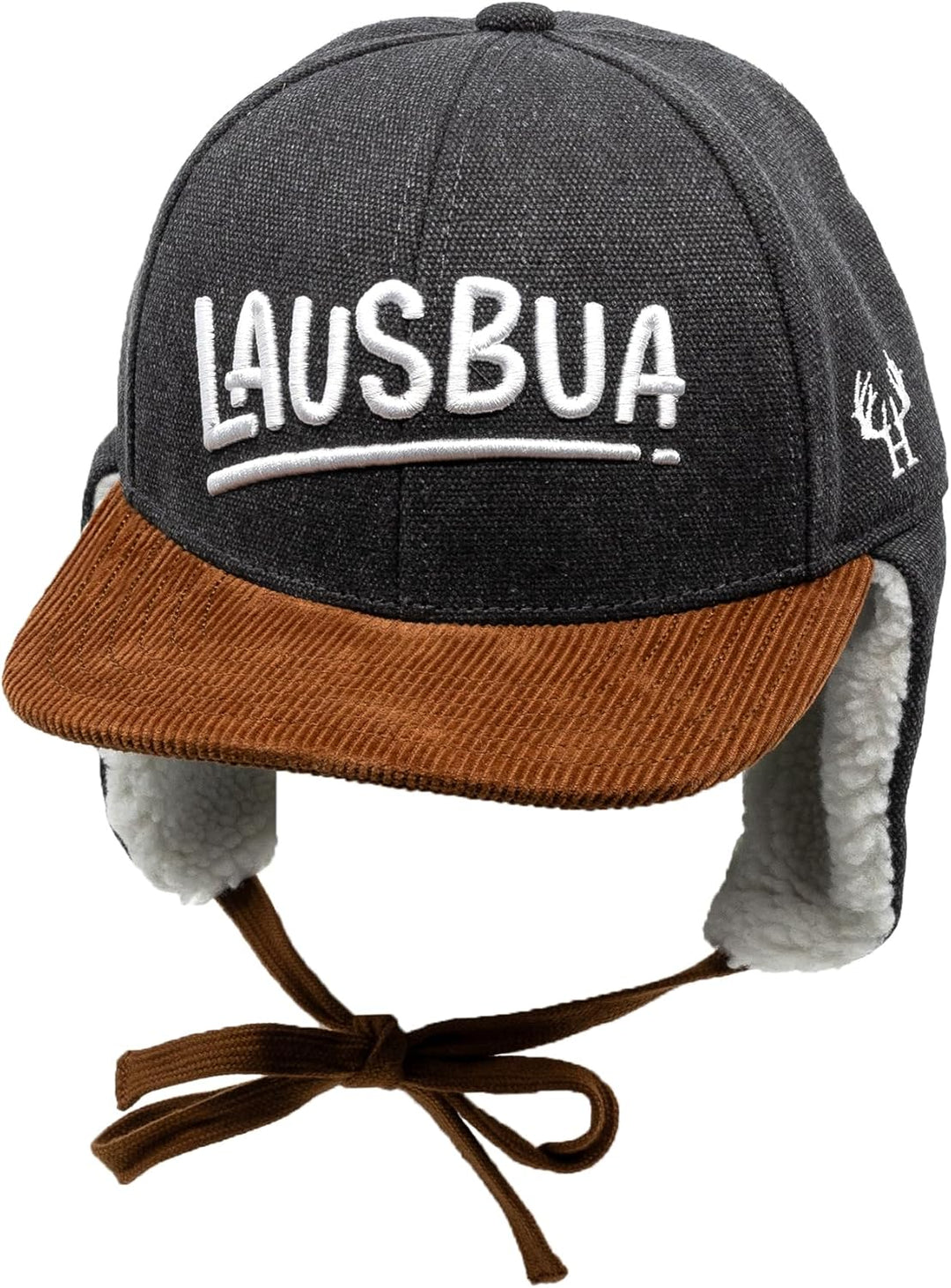 Du Hirsch Bayerisches Winter Cap Kinder Lausbua Dunkelgrau Canvas M Grau, M Grau
