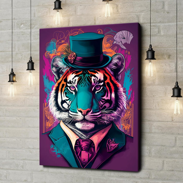 Artmazing | Mr. Tiger Bild | Bilder Tiger Modern | S-Art Bilder | Tigerbilder Modern | Poster &amp; Kuns