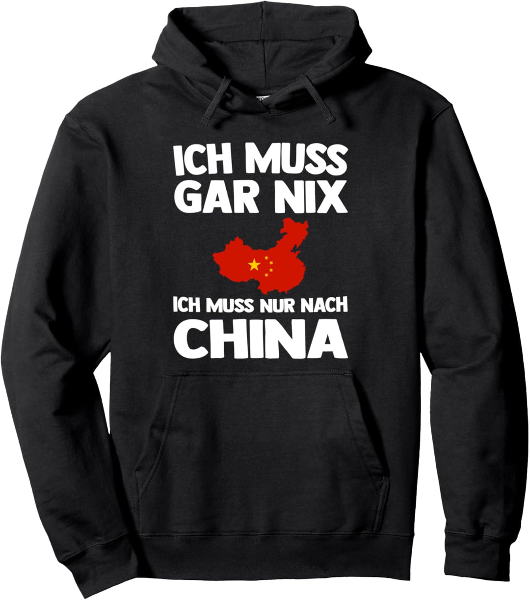 China Flagge Reise Pullover Hoodie