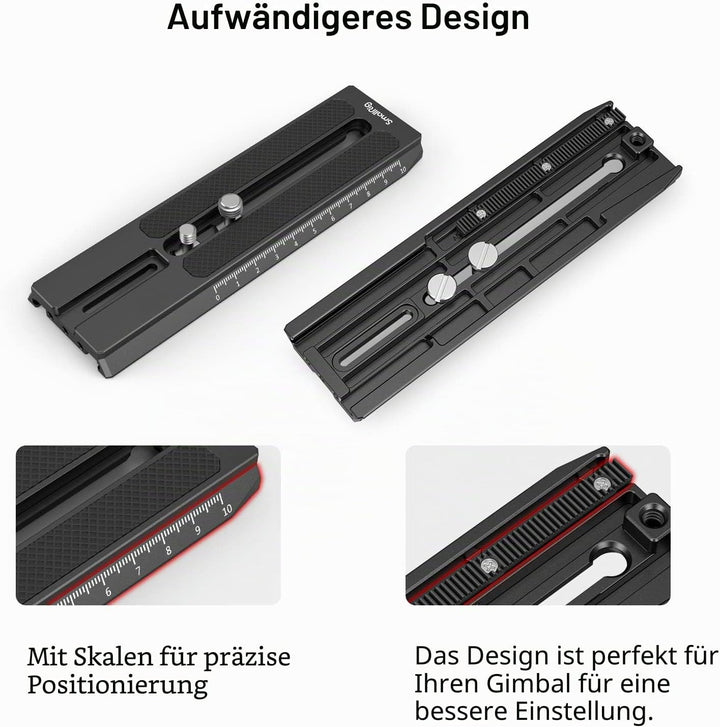 SMALLRIG RS2 RS3 RS3 Pro Extended Quick Release Plate erweiterte Schnellwechselplatte für DJI RS 2 /