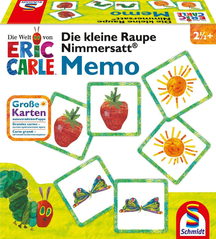 Schmidt Spiele 40455 Die Kleine Raupe Nimmersatt, Memo und Legespiel
