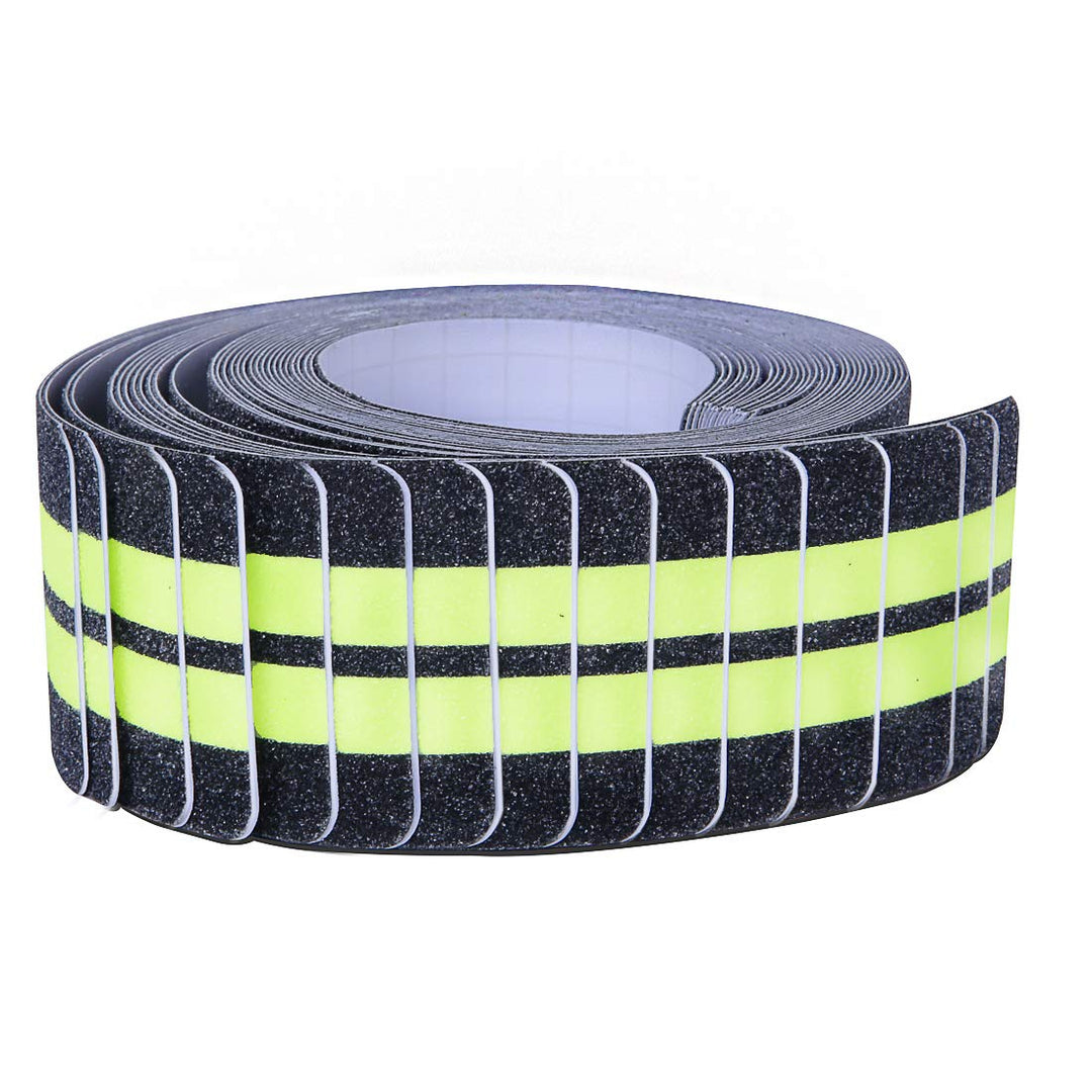 5 x 60 cm Anti-Rutsch-Klebeband - Premium 15 vorgeschnittene Streifen, 80 Körnung, rutschfester Kleb