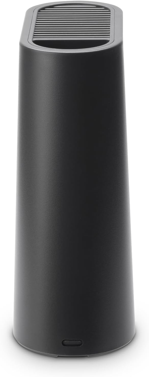 Brabantia Profile Messerblock mit Zusatzfach, Kunststoff, Dark Grey, 129889