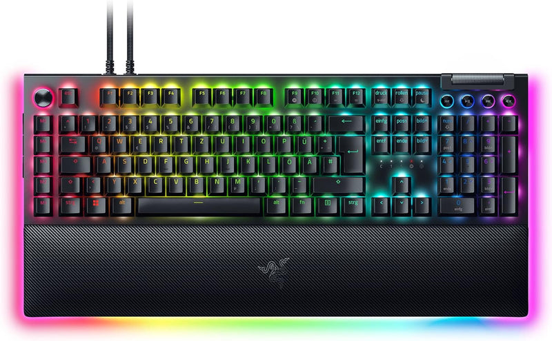 Razer BlackWidow V4 Pro - Mechanische Gaming-Tastatur Chroma RGB (grüne mechanische Switches, Befehl