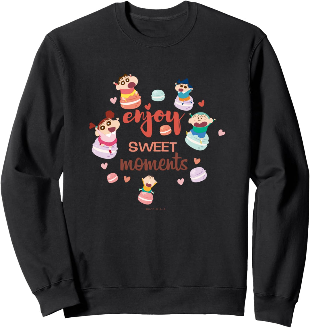 Crayon Shin-chan Kasukabe Defense Corps Shin-chan's tea time Sweatshirt