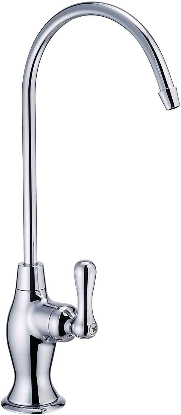Puricom FT-LINE 3. Aktivkohle-Wasserfilter-System mit UF-Filtration mit Einweg Wasserhahn Oslo Chrom