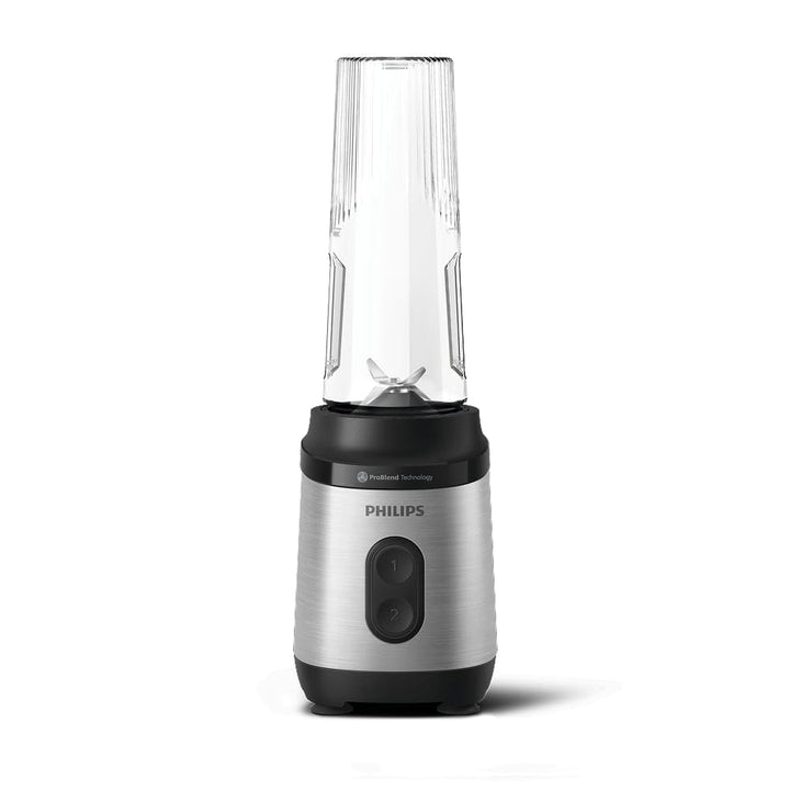Philips Blend & Go 3000 Series Mini Smoothie Mixer – 350W, 0,6L Becher, 4-Stern abnehmbares Messer,