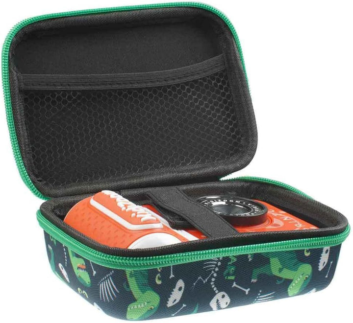 caseroxx Kinderkamera Tasche passend für VTech KidiZoom Print Cam in vielen Farben und Designs, Schu