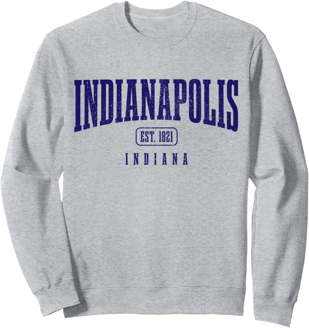 Indianapolis Est. 1821 Indiana Vintage USA Amerika Souvenir Sweatshirt