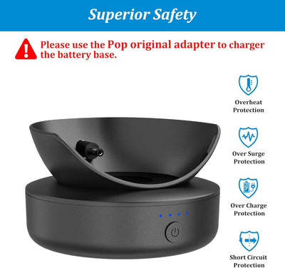 PlusAcc Akku für POP - Tragbare Akkustation，Batterie für Wohnzimmer Küche Schlafzimmer Outdoor (Ohne