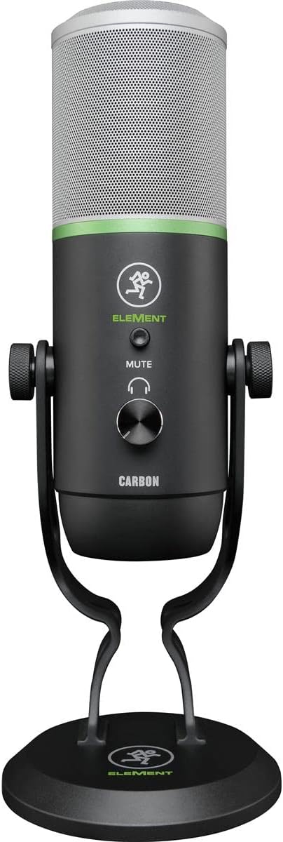 Mackie CARBON USB-Studiomikrofon Standfuss, inkl. Kabel, Metallgehaeuse