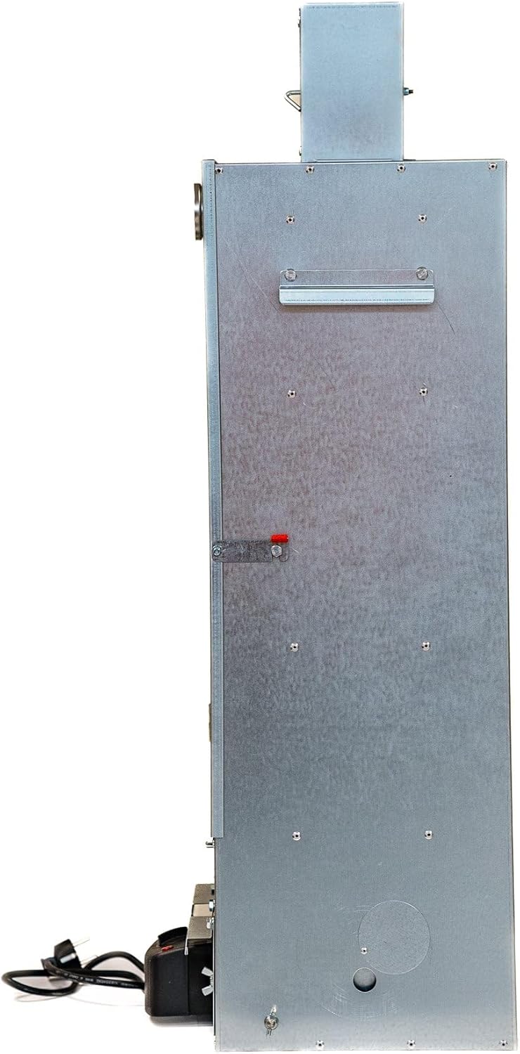 ITA Räucherofen 7012 - Smoker Set mit Rauchgenerator & Räucherspänen - Räucherschrank mit 3 Etagen -