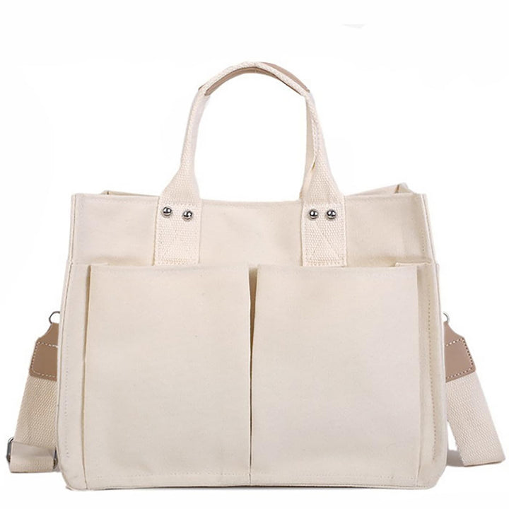Angelkiss Canvas-Tasche mit Griff – grosse Kapazität, Messenger-Tasche, langlebig, mehrere Taschen,